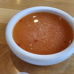Fish sauce w ginger elements for the salad Fish sauce w ginger elements for the salad