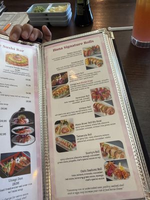 Menu photo 1 Hana Sushi Menifee, CA Menu photo 1 Hana Sushi Menifee, CA