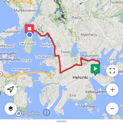 Bicyclean Helsinki - Going to the island the fast always