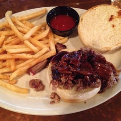 This was the $9.49 "Big Attitude" brisket sandwich.