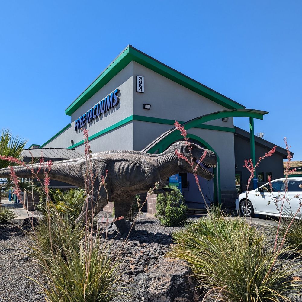 Dino Dash Car Wash - Rex greets you! - Car Wash Near Me - St. George, Utah Dino Dash Car Wash - Rex greets you! - Car Wash Near Me - St. George, Utah