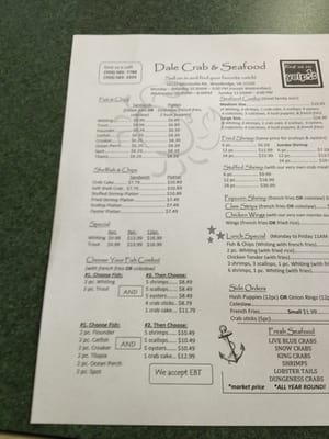 Menu photo 4 Dale Seafood Woodbridge, VA Menu photo 4 Dale Seafood Woodbridge, VA