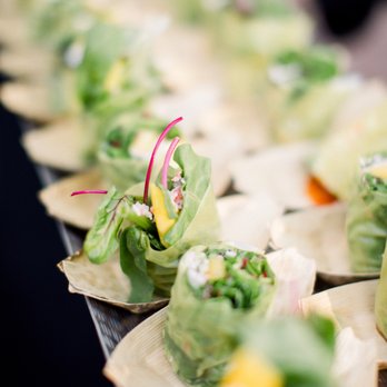 Greenfish Catering - Mango, avocado, and spring salad wrap. (Photo by Michelle Chang Photography) - Caterers Near Me - Santa Clara, California Greenfish Catering - Mango, avocado, and spring salad wrap. (Photo by Michelle Chang Photography) - Caterers Near Me - Santa Clara, California