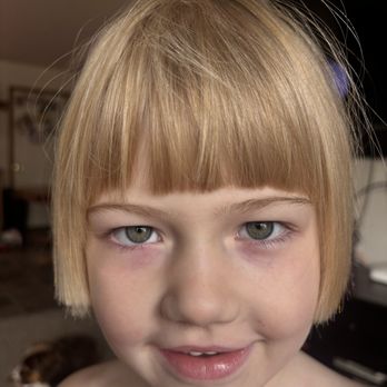 Sit Still Kids - I specifically asked for the length to be preserved which was touching her shoulders. - Kids Hair Salons Near Me - Meridian, Idaho Sit Still Kids - I specifically asked for the length to be preserved which was touching her shoulders. - Kids Hair Salons Near Me - Meridian, Idaho