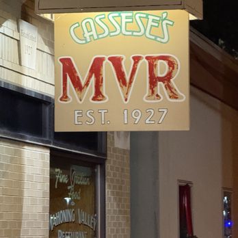 Cassese's MVR - Sign out front - Italian Near Me - Youngstown, Ohio