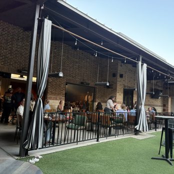 Assembly House - Super chic outdoor patio with plate area for kids - Wine Bars Near Me - Sunnyvale, Texas Assembly House - Super chic outdoor patio with plate area for kids - Wine Bars Near Me - Sunnyvale, Texas