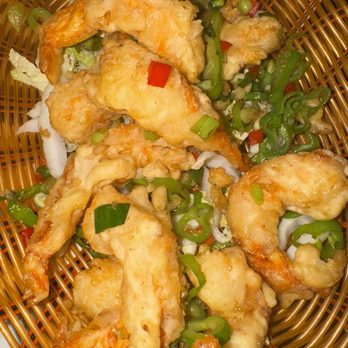 District Kitchen - So plain and bland salt and pepper jumbo shrimp - Chinese Near Me - Malden, Massachusetts