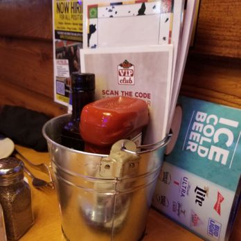 Texas Roadhouse - On the table, menu's, drinks, ketchup, etc. - Barbeque Near Me - East Greenwich, Rhode Island Texas Roadhouse - On the table, menu's, drinks, ketchup, etc. - Barbeque Near Me - East Greenwich, Rhode Island