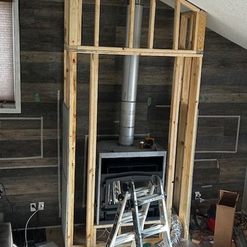 Jim's Country Fireplace - In came the fireplace and piping. - Fireplace Services Near Me - Cottage Grove, Wisconsin Jim's Country Fireplace - In came the fireplace and piping. - Fireplace Services Near Me - Cottage Grove, Wisconsin