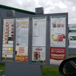 Krispy Kreme - Menu board.