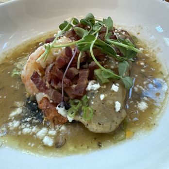Chula Artisan Eatery - Chili relleno with shrimp and bacon - Breakfast & Brunch Near Me - La Quinta, California Chula Artisan Eatery - Chili relleno with shrimp and bacon - Breakfast & Brunch Near Me - La Quinta, California