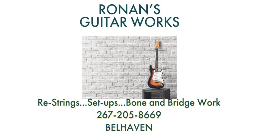 RONAN’S GUITAR WORKS Request Information Belhaven, North Carolina