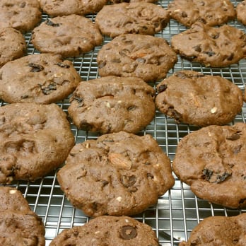 EatMe Cookies - Vegan organic spelt with Valrhona chic, chic chips, go cherries and almonds - Desserts Near Me - West Hollywood, California EatMe Cookies - Vegan organic spelt with Valrhona chic, chic chips, go cherries and almonds - Desserts Near Me - West Hollywood, California