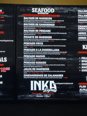 Menu photo 3 INKA Express Peruvian Food La Habra, CA