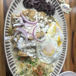 Green Sauce Chilaquiles Breakfast Green Sauce Chilaquiles Breakfast