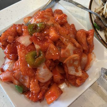 Longten Cafe - Sweet and sour fish filet - Hong Kong Style Cafe Near Me - Monterey Park, California