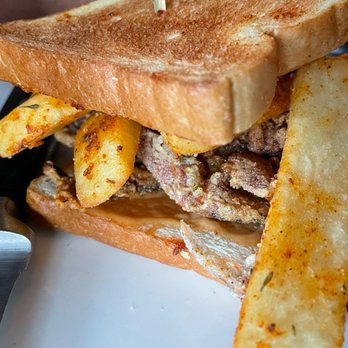 Carson Kitchen - CHIP BUTTY-soft shell crab, hp aioli - New American Near Me - Salt Lake City, Utah