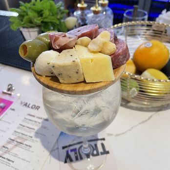 Valor - The charcuterie wine glass broad! So cute and yummy - Cocktail Bars Near Me - Aiea, Hawaii Valor - The charcuterie wine glass broad! So cute and yummy - Cocktail Bars Near Me - Aiea, Hawaii