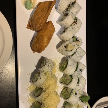 Birmingham Sushi Cafe - Inari, Currier House Roll, Tofu Crunch Roll, artichoke heart roll - Sushi Bars Near Me - Birmingham, Michigan
