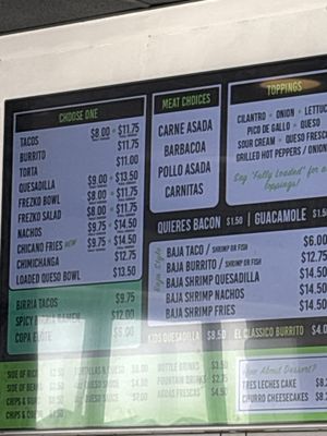 Menu photo 1 Frezko Taco Spot Fort Worth, TX Menu photo 1 Frezko Taco Spot Fort Worth, TX