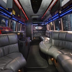A Formal Image Limousine - Interior - 24 passenger Limo Bus