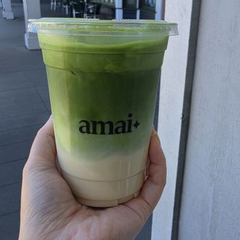 Amai - Mango sticky rice matcha w/oatmilk chefs kiss - Coffee & Tea Near Me - Huntington Beach, California Amai - Mango sticky rice matcha w/oatmilk chefs kiss - Coffee & Tea Near Me - Huntington Beach, California