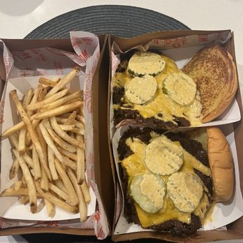With Love Always - 2 S.O.B. Burgers w shoe string fries - Burgers Near Me - Las Vegas, Nevada