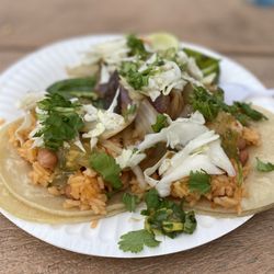 Washington State Fair - Flaco's Tacos made vegan