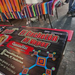 Tacos El Cacheton - Churro place next door is HORRIBLE. TOOK ME OVER  1 HR TO GET MY FOOD..