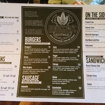 Krueger's Tavern - More - full menu - Bars Near Me - Cincinnati, Ohio