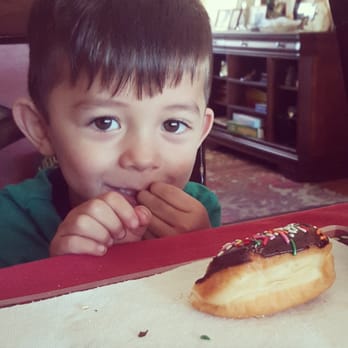 Sophias Freshh Donuts - My nephew enjoying sprinkle doughnuts. - Donuts Near Me - Rialto, California Sophias Freshh Donuts - My nephew enjoying sprinkle doughnuts. - Donuts Near Me - Rialto, California