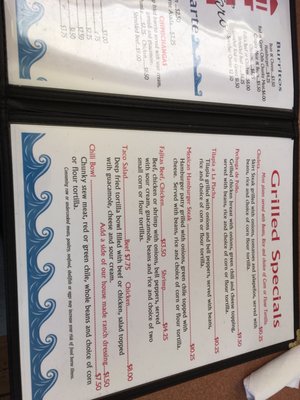 Menu photo 4 El Faro Truth or Consequences, NM