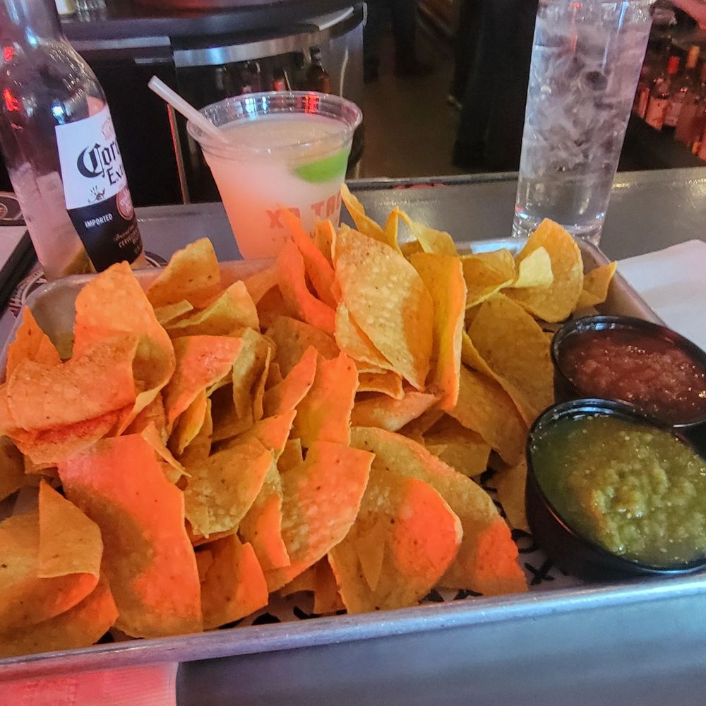 Giant chips and salsa Giant chips and salsa