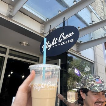 Flight Crew Coffee - Honey iced latte with cinnamon - Coffee & Tea Near Me - Manhattan, Kansas