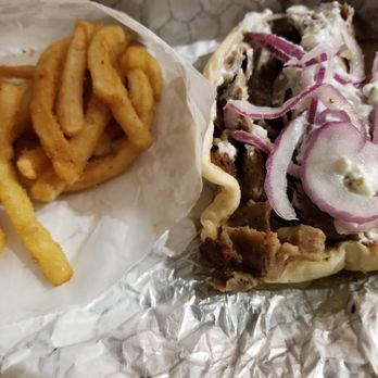 Pappa Gyros - gyro combo. - Greek Near Me - Katy, Texas Pappa Gyros - gyro combo. - Greek Near Me - Katy, Texas