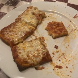 It's a Small Flatbread Cheese Pizza that I couldn't finish