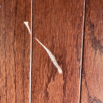 Georgetown Moving and Storage Company - This the the gouge they made in my hardwood floor - Movers Near Me - Woodbridge, Virginia Georgetown Moving and Storage Company - This the the gouge they made in my hardwood floor - Movers Near Me - Woodbridge, Virginia