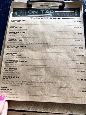 Menu photo 7 Vintage Brewing Co. Capitol East Madison, WI Menu photo 7 Vintage Brewing Co. Capitol East Madison, WI