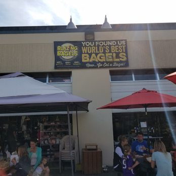Blazing Bagels - The front, enjoyed their sign - Bakeries Near Me - Redmond, Washington Blazing Bagels - The front, enjoyed their sign - Bakeries Near Me - Redmond, Washington
