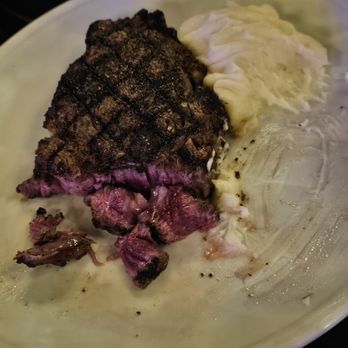 VAULT - Ribeye "medium rare" and Whipped potatoes with rosemary - New American Near Me - Hot Springs, Arkansas VAULT - Ribeye "medium rare" and Whipped potatoes with rosemary - New American Near Me - Hot Springs, Arkansas