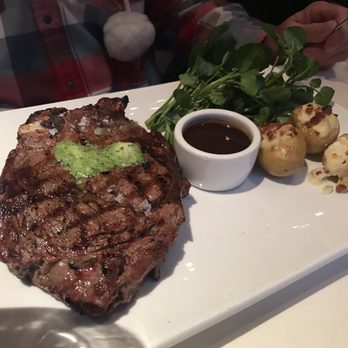 Buckeye Roadhouse - 22 oz ribeye with sampling of double stuffed potatoes (what's pictured is what was provided ie 3 small spuds) lol - American Near Me - Mill Valley, California Buckeye Roadhouse - 22 oz ribeye with sampling of double stuffed potatoes (what's pictured is what was provided ie 3 small spuds) lol - American Near Me - Mill Valley, California