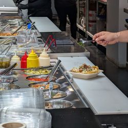 Potato Bar - Making a loaded potato