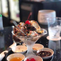 Wings Axe Company - The Ultimate icecream Sundae. Their menu is so fun!