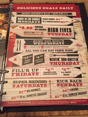 Menu photo 1 Montana's Oshawa, ON Menu photo 1 Montana's Oshawa, ON