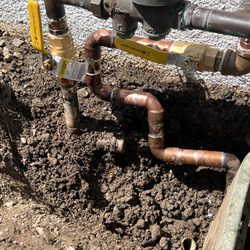 Sprinkler Repair Service - New shut off valve
