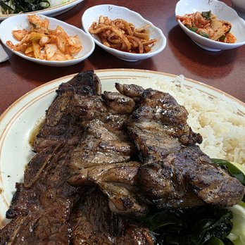Kim Chee Restaurant 7 - Short ribs and chicken combo. FIRE. - Korean Near Me - Aiea, Hawaii Kim Chee Restaurant 7 - Short ribs and chicken combo. FIRE. - Korean Near Me - Aiea, Hawaii