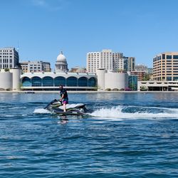 Jetskiing