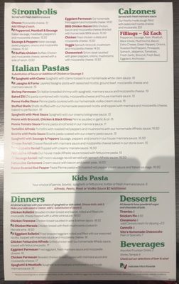Menu photo 1 Brooklyn V's Pizza Queen Creek, AZ