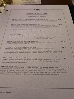 Menu photo 4 The Victor Vancouver, BC Menu photo 4 The Victor Vancouver, BC