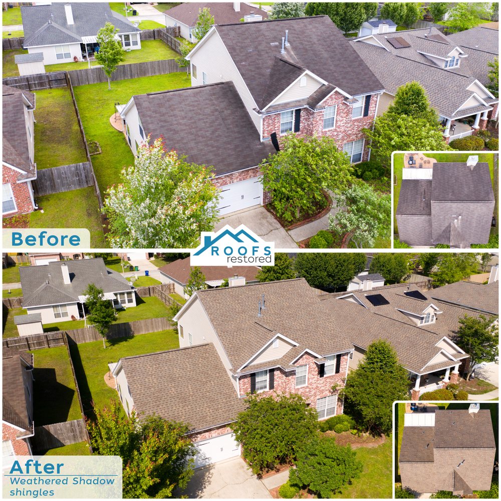 Slide of Roofs Restored